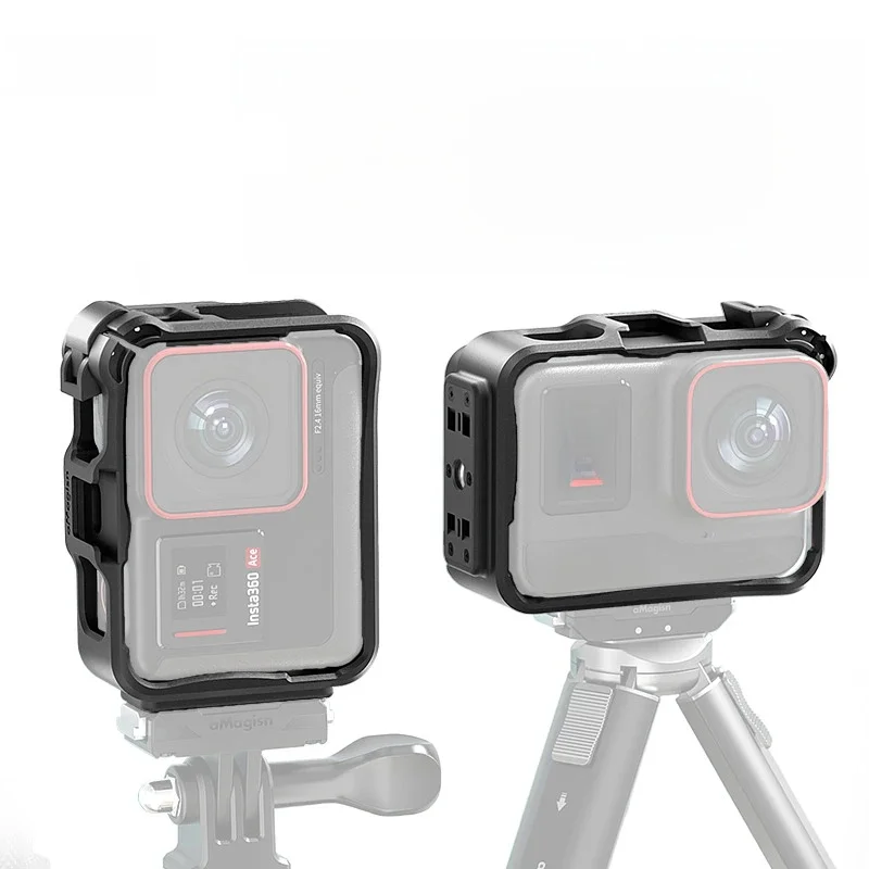 Plastikowa klatka aMagisn do Insta360 Ace Pro 2 / Ace Pro / Ace ， Pionowa pozioma rama użytkowa do Insta 360 AcePro 2 Akcesoria — zdjęcie 2