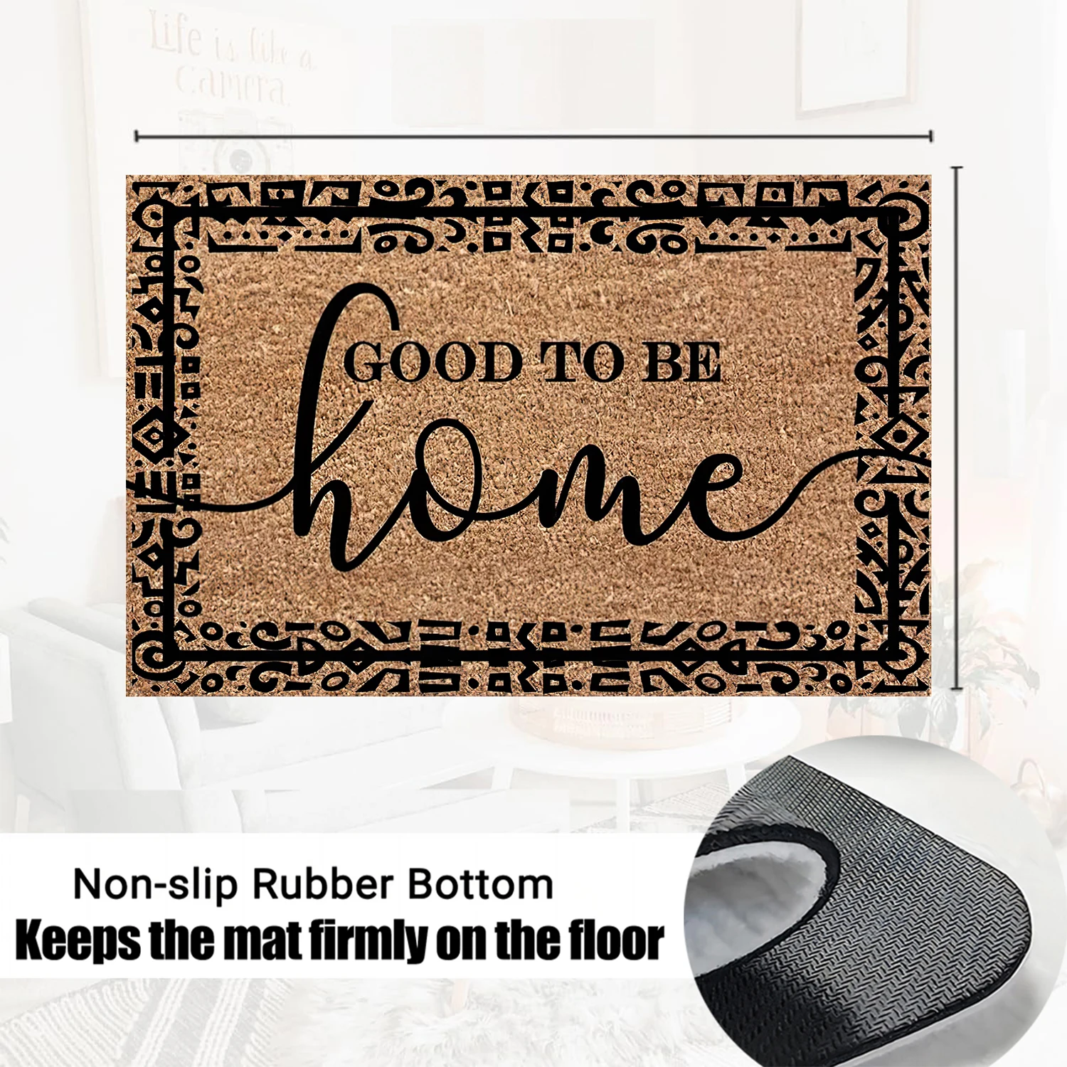 Good To Be Home Doormat Rubber - огляд і ціна Home Goods Bathroom Rugs
