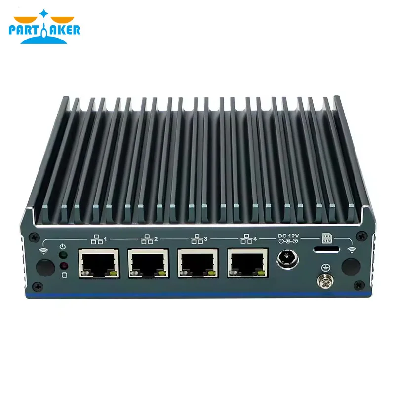 Imagem -04 - Computador Fanless Industrial do Firewall Mini pc Pfsense Opnsense Esxl Linux Intel N100 Router Macio 4x2.5g I225 Lan Nvme 12th Gen