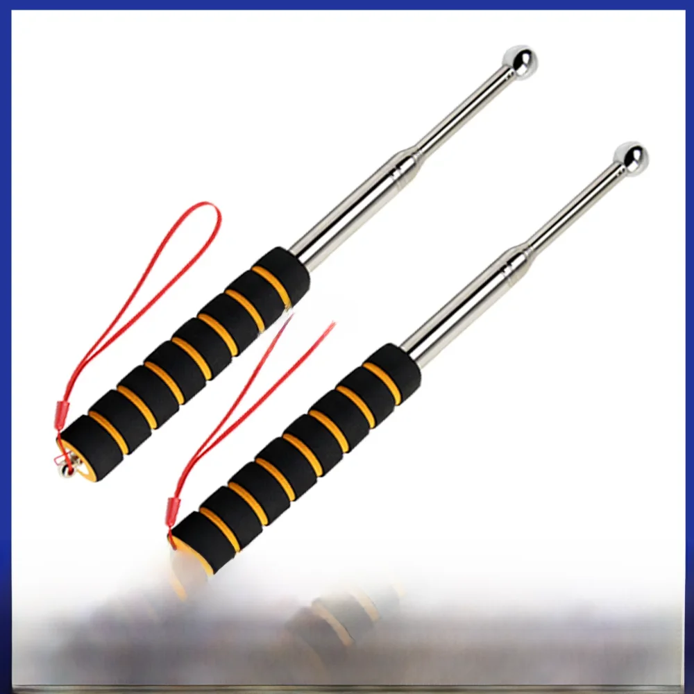 Aço inoxidável Hollow Drum Hammer, House Inspection Tool, Telescopic Detection Tile, 1.3m-2m