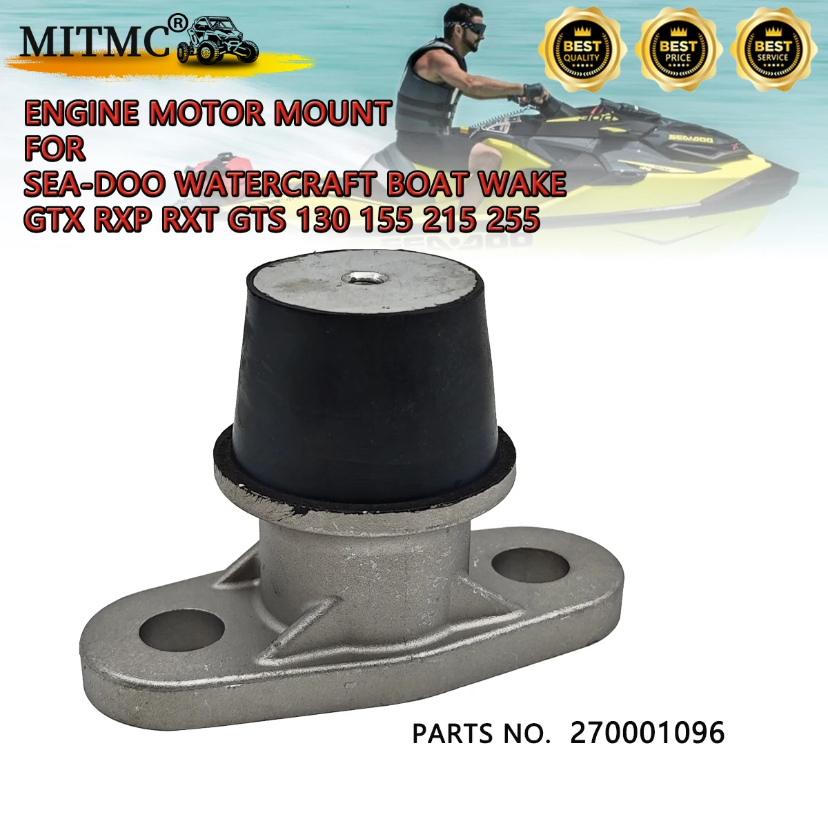 

Engine Motor Mount For Sea-Doo Watercraft Boat Wake GTX RXP RXT GTS 130 155 215 255 2002-2025 Jetski Parts 270001096