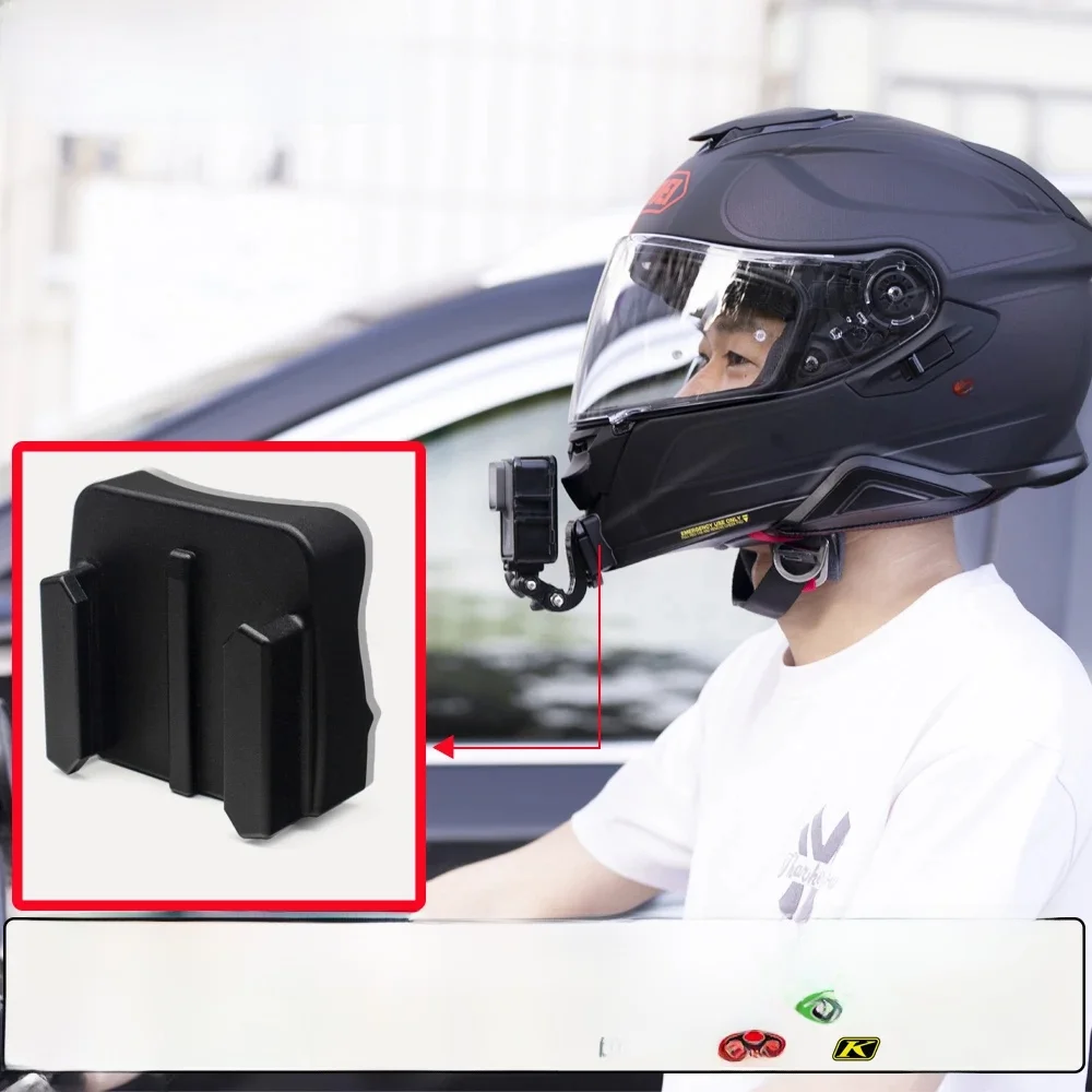 TUYU Aluminium niestandardowy kask motocyklowy podbródek z uchwytem do SHOEI AGV ARAI HJC KLIM do GoPro Insta360 OneR X2 DJI akcesoria — zdjęcie 2