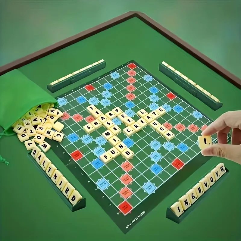 

Educational English Word Puzzle Game for Table 10 Years And above 2-4 Players Vocabulary Letter Game