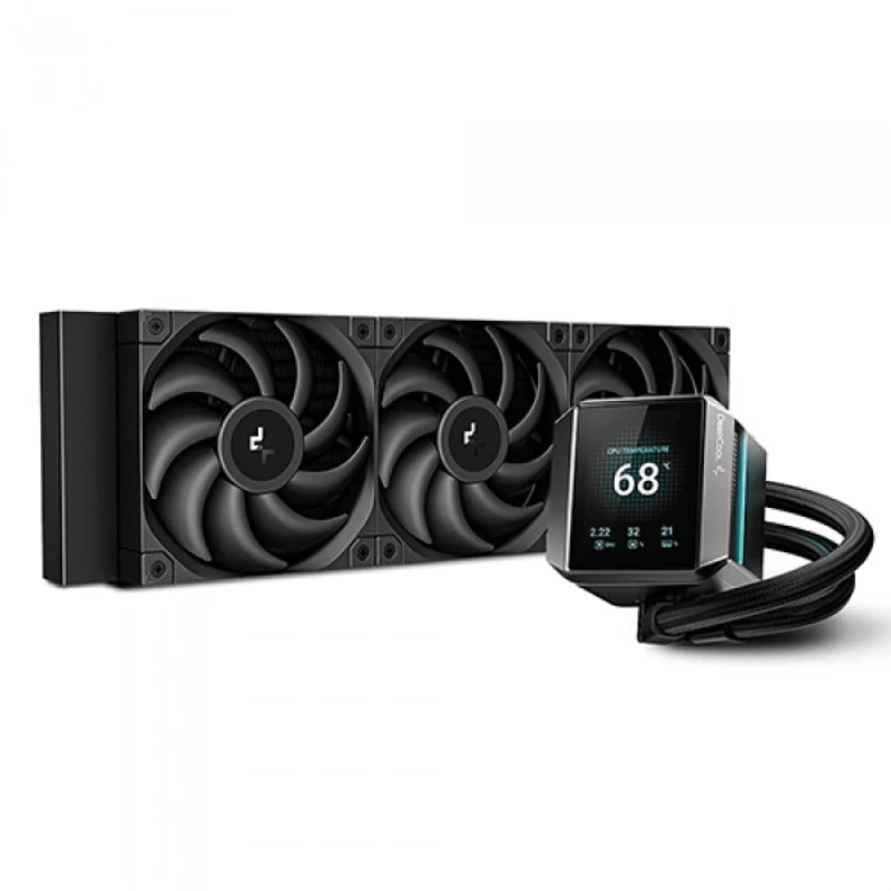 DEEPCOOL MYSTIQUE 360, Enfriador de CPU refrigerado por agua, negro