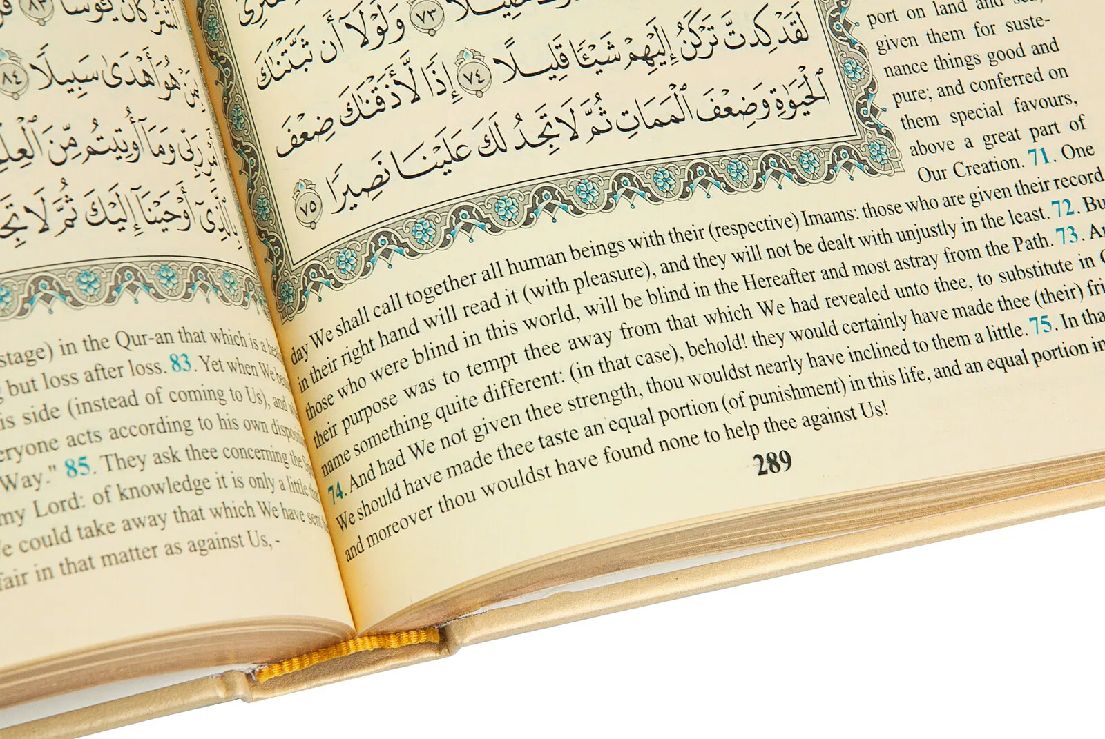 English Translation Written Arabic Translation Quran Islamic Holy Book Muslim Verse Yasin 4 Colors Hafiz Size Special Series New