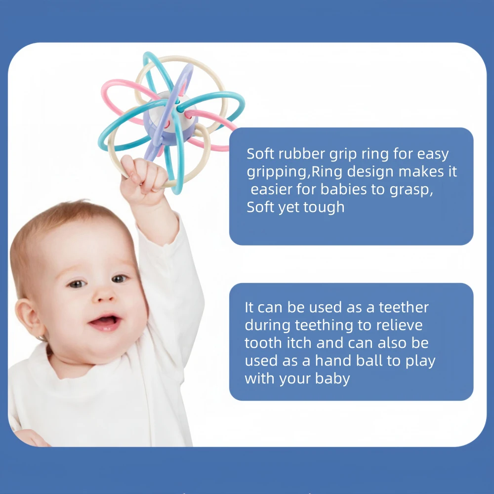 Baby toys|Baby soft gum ball| It’s teether and it’s also a hand ball| teether for 6 to 12 months baby