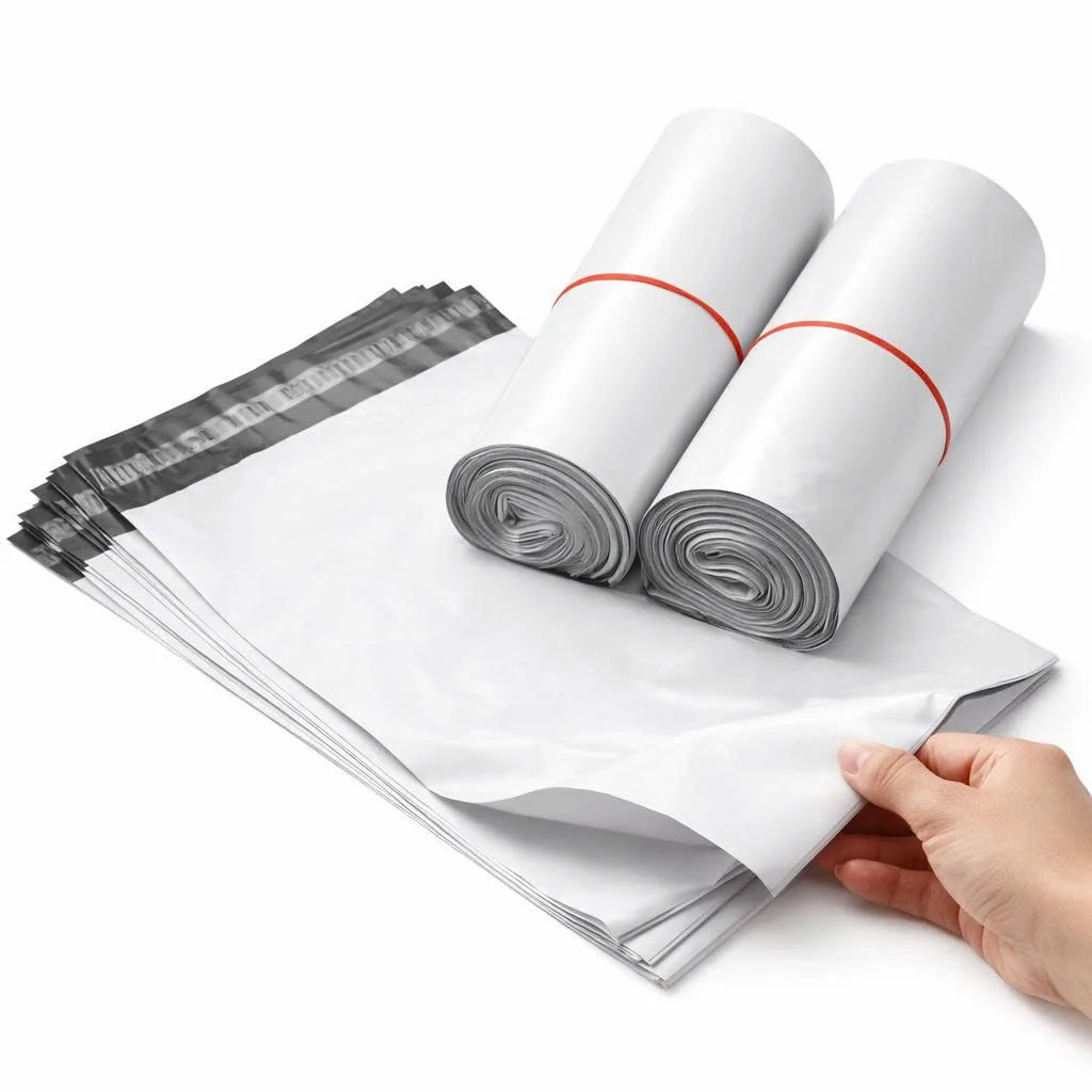 

Heavy Duty Poly Mailers 14.5" x 19" - 100 Pack, Strong & Durable Shipping Bags for Packaging, White Self-Seal Mailers