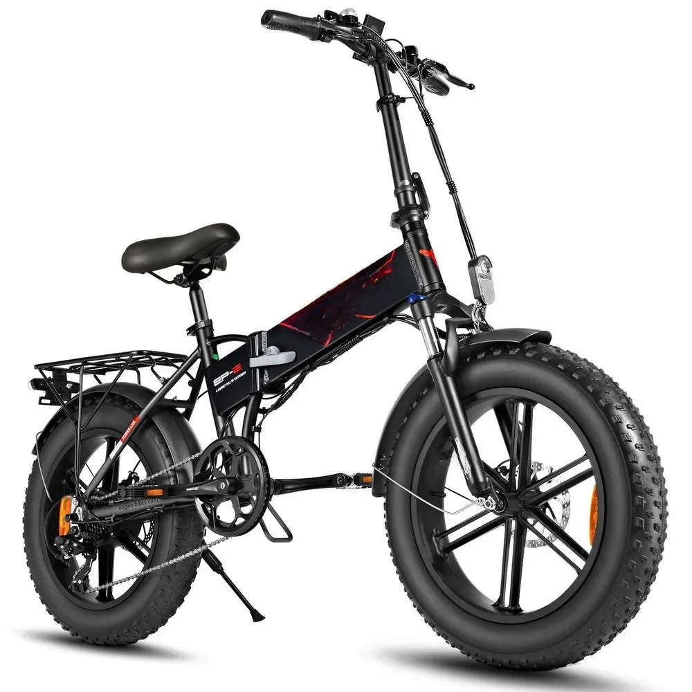 AliExpress ENGWE EP-2 PRO 750W Electric Bike 48V 13Ah 20" Fat Tire Folding Mountain Bicycle Snow E-Bike Max