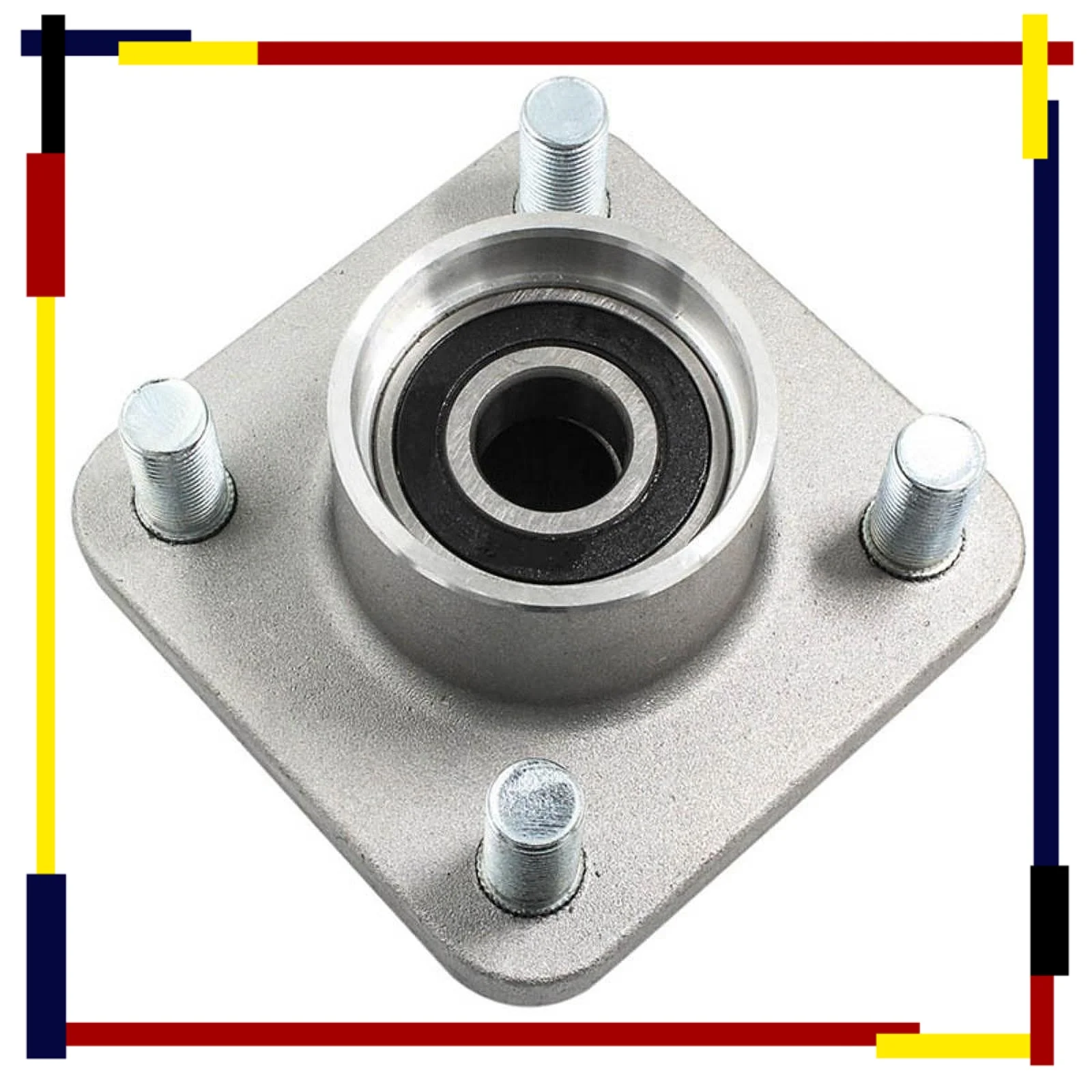 

Ступица переднего колеса премиум-класса в сборе с пылезащитным чехлом для гольф-кара Club Car, запасные части, комплект подшипников для тяжелых условий эксплуатации