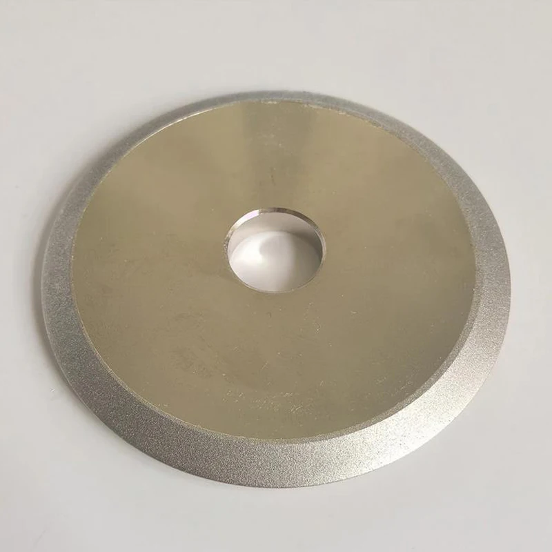 Rebolo de Diamante Bisel Duplo Ponta de Carboneto Afiar Lâmina de Serra