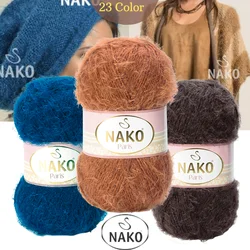 Polyamide Knitted Yarn - 13 Color Options - 245 Meters(150gr) - Knitting Yarn Ball - Nako Paris - Premium Acrylic - Cardigans - Sweaters - Shawls - Blouses - Scarf - Berets - Accessory Knits - Autumn - Winter - DIY