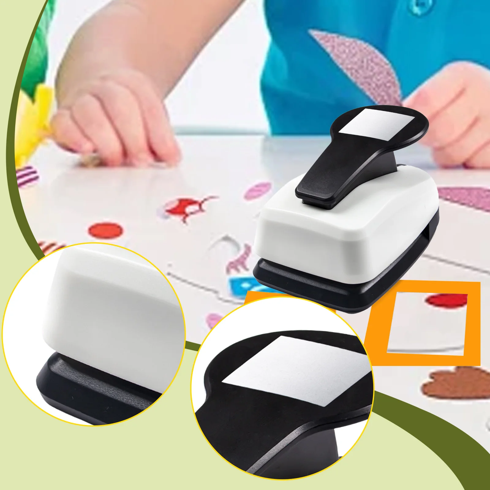 Creative Fun Paper Punch Shapes Easy Squeeze Craft Puncher for DIY Paper Card Birthday Party Favors Mini DIY Craft Making Tool