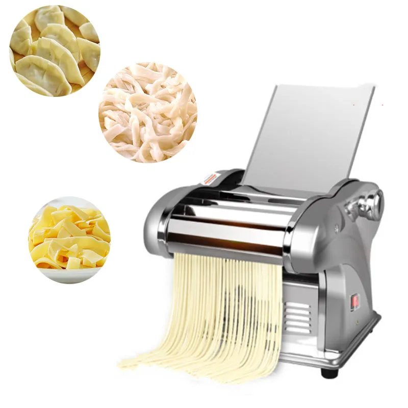 

Pressing Flour Machine Household Electric Automatic Noodle Pasta Machine Stainless Steel Noodle Cutting Dumpling Skin Machine