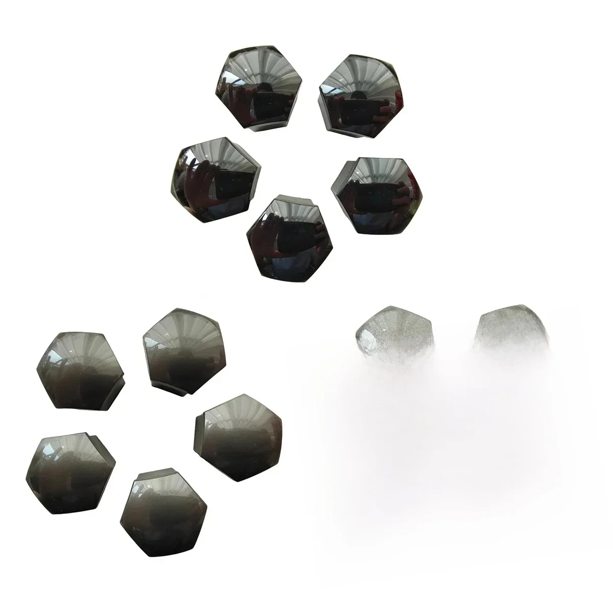 Couvercle de capuchon de 2,2 d'écrou de roue de voiture, noir, argent, 17mm, bronchX2, X5, Skoda Octavia 2, 3, Superb MK3, Yinous Fabia, Karoq, Kodiaq, Rine, 1Z0601173