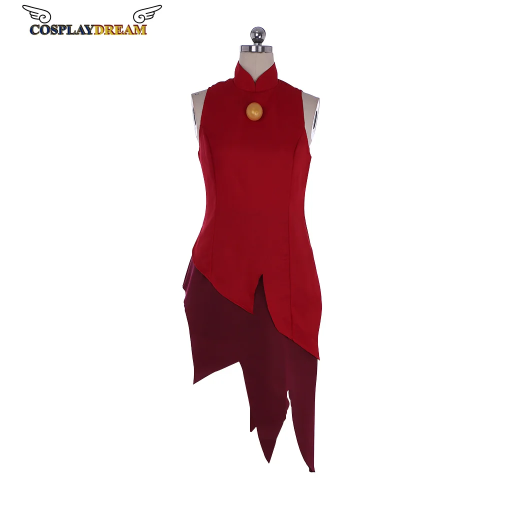 The Owl Cosplay House Edalyn Clawthorne Costume Witch Dress Red Dress Halloween Carnival Edalyn Clawthorne fire Dress