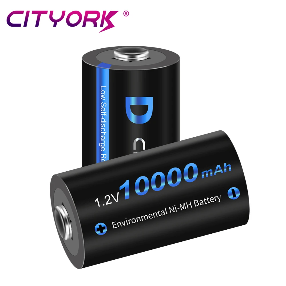 CITYORK 10000mAh LR20 1.2V D rozmiar akumulator typu D R20 NIMH baterie do dron z aparatem RC akcesoria kuchenka gazowa