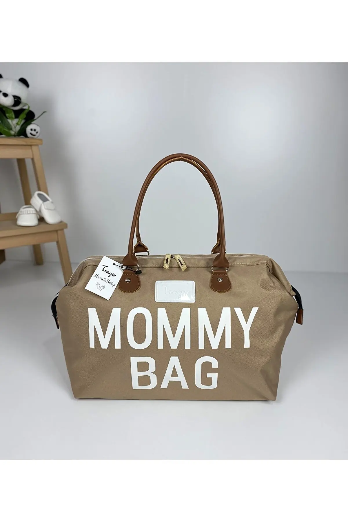 Mommy Baby Diaper Bag Portable Large Capacity Organizer Nappy Pad Milk Bottle Waterproof Tote Insulated Women Shoulder Handbag