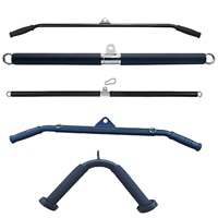 LAT Pulldown Bar Detachable Ergonomic Exercise Bar Cable Attachment Fitness LAT Pulldown Bar for Weightlifting Biceps Home