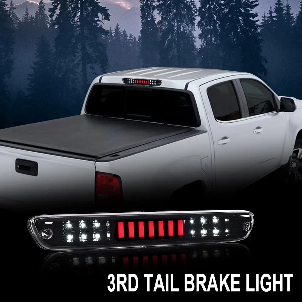 

Светодиодный бар, 3-й стоп-сигнал, грузовая лампа, подходит для 2004-2012 гг., Colorado Canyon, черный корпус, прозрачные линзы, высокий стоп-сигнал, АБС-пластик