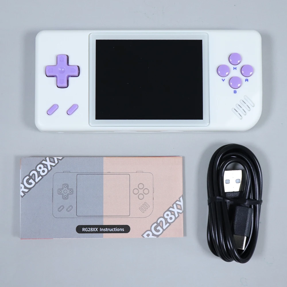 ANBERNIC RG28XX Retro Handheld Game Console 2.83-inch IPS Screen Linux OS Built-in 3100mAH Battery PSP Birthday Gift