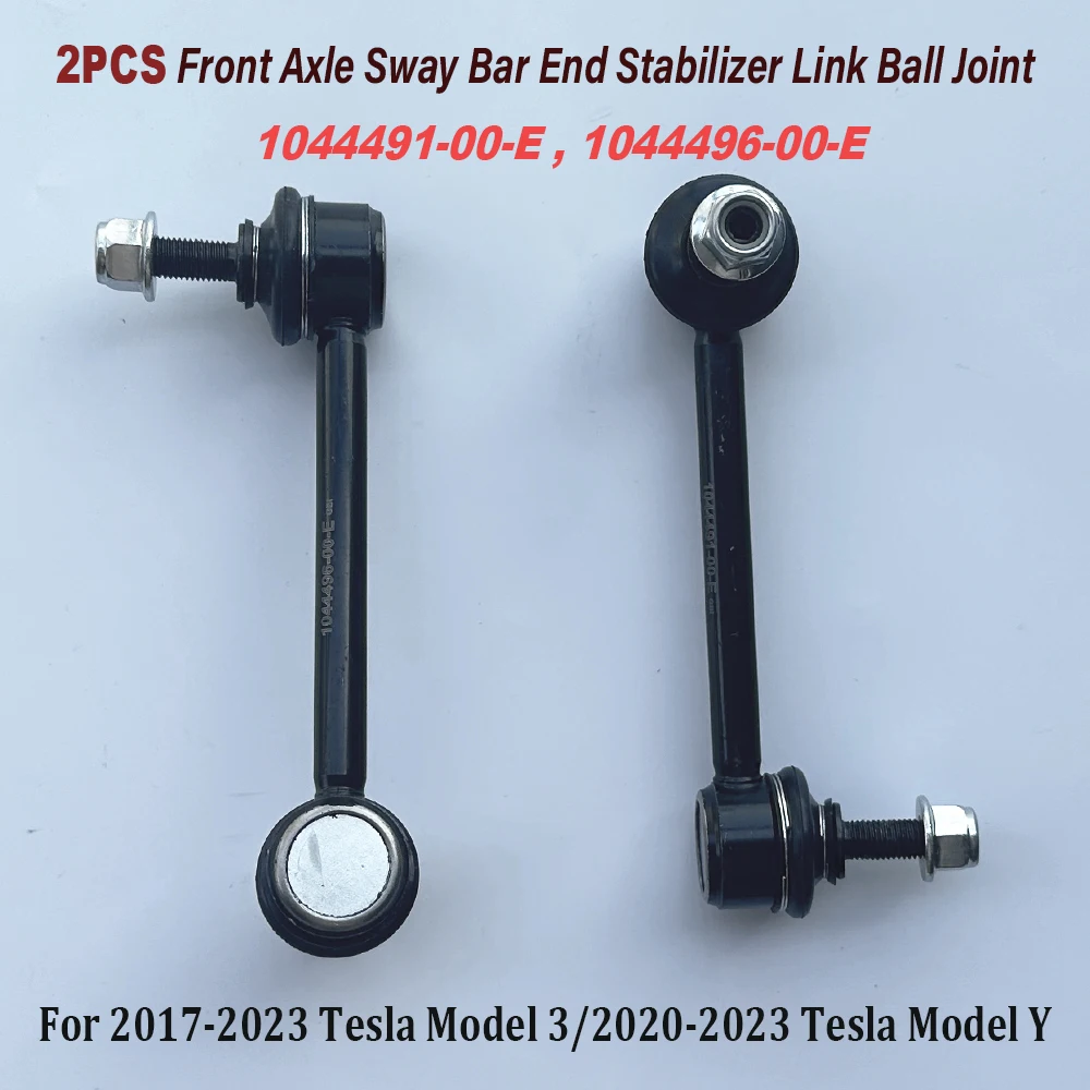 

A Pair of 1044491-00-E 1044496-00-E Rear Axle Sway Bar End Stabilizer Link Ball Joint 104449100E 104449600E For Model 3/Y