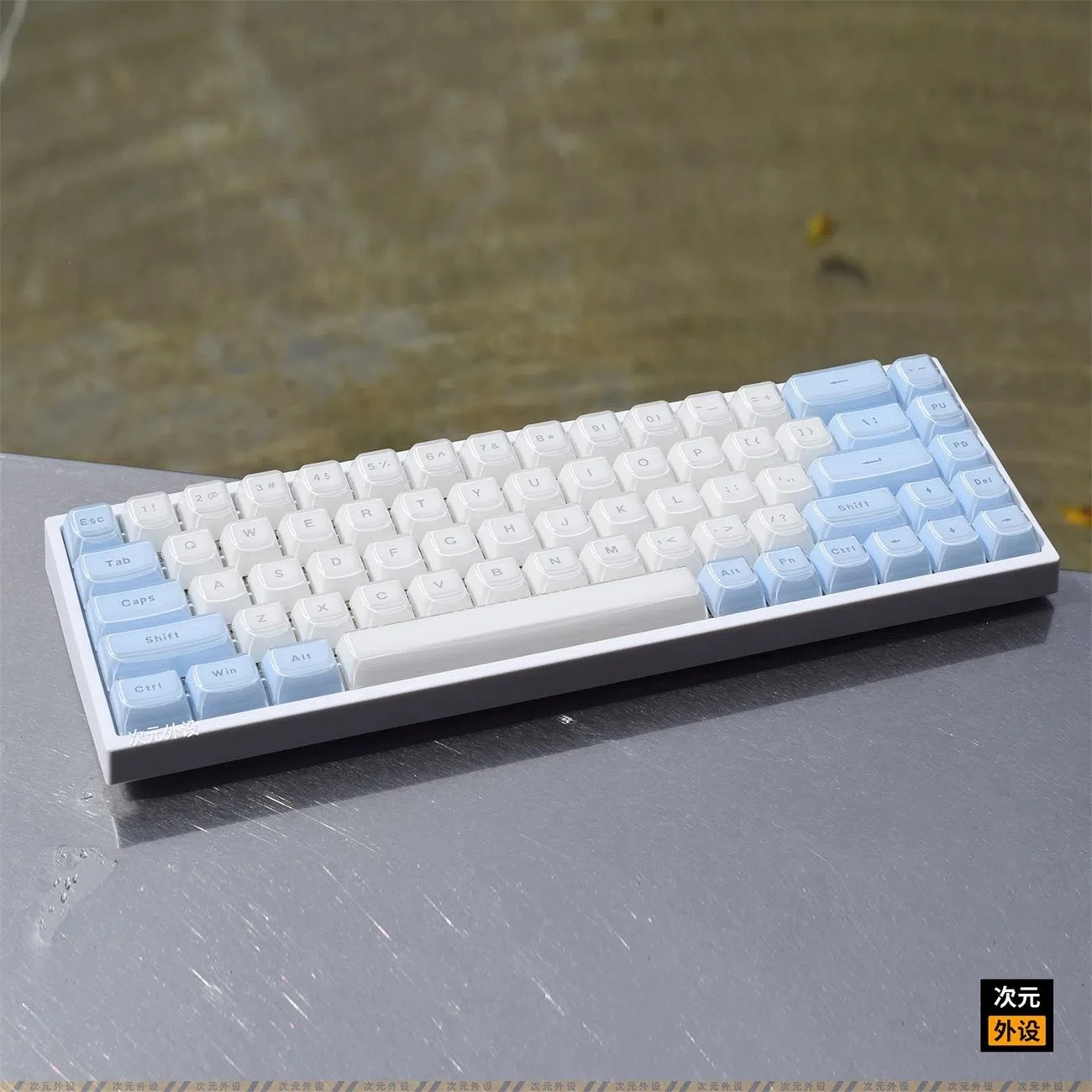 Jelly Ice Crystal ABS Keycaps Crystal Clear Comfortable Feel Two-color Injection Molding Wear-Resistant For Mechanical Keyboard