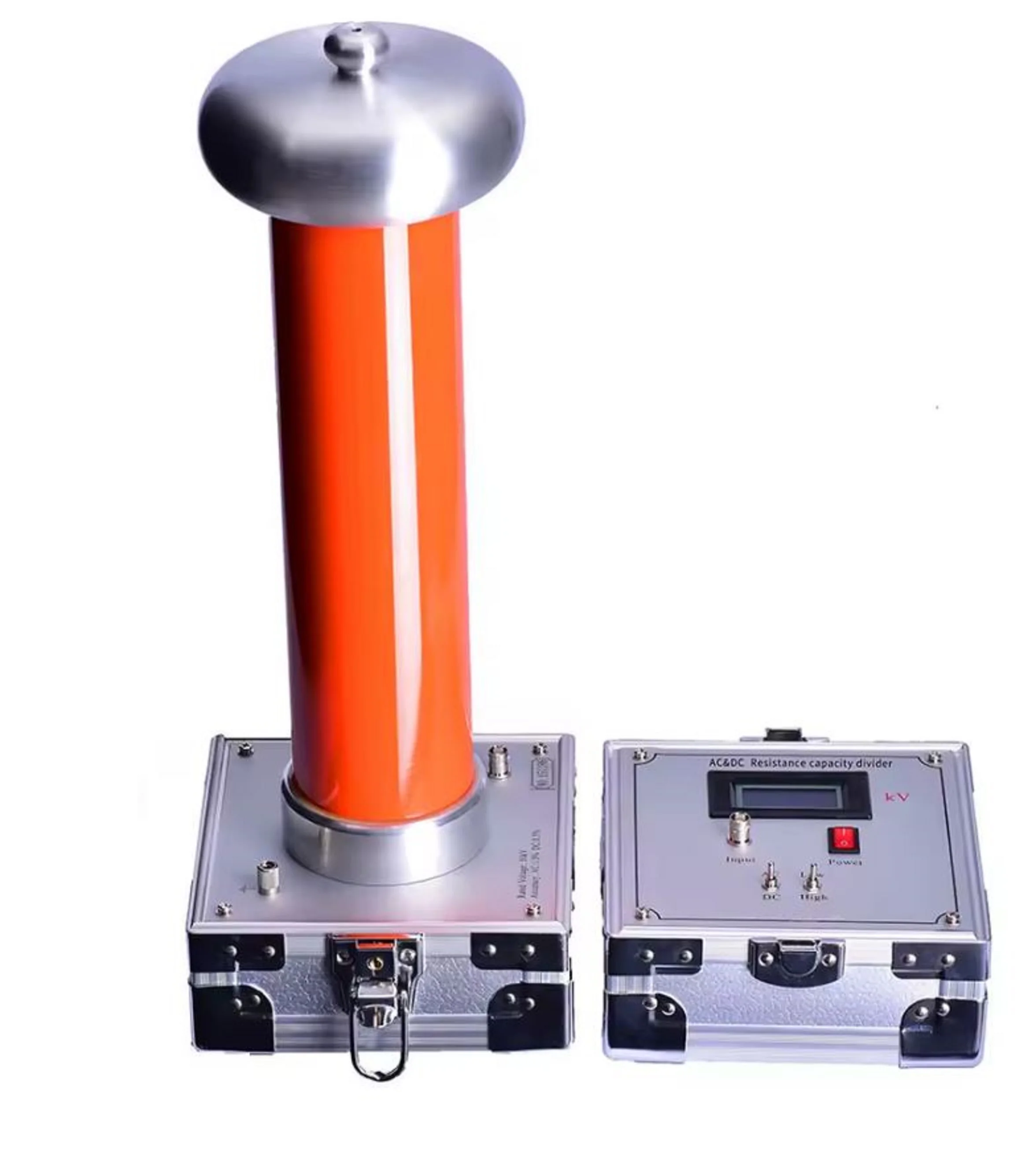 เครื่องวัดแรงดันไฟฟ้ากระแสสลับ/กระแสตรง ความถี่ไฟฟ้า แรงดันสูงและแรงดันต่ำ 100kV เครื่องวัดแรงดันไฟฟ้ากิโลโวลต์