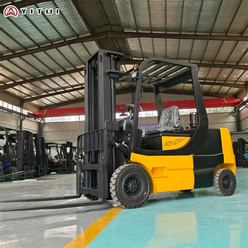 Support de chariot élévateur de manipulation d'ascenseur électrique de 2 tonnes personnalisé avec le dispositif de sécurité d'angle de chariot élévateur prix bon marché