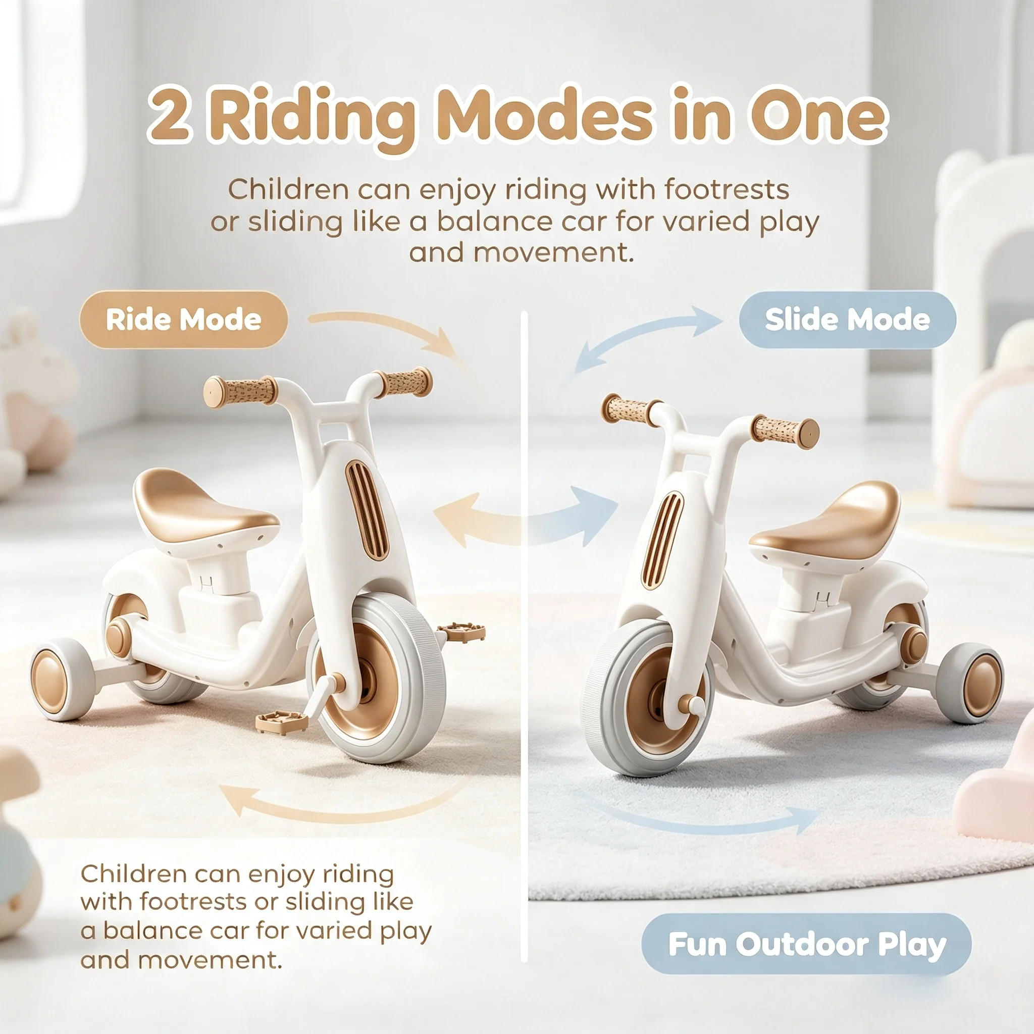 세발자전거 푸시형 트라이시클 텍스처드 그립 푸시형 트라 - Kids Outdoor Ride On 리뷰 및 가격
