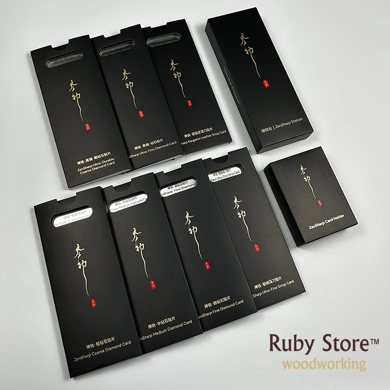 ZenSharp Sharpening System Pro Kit with 7PCS Diamond Cards