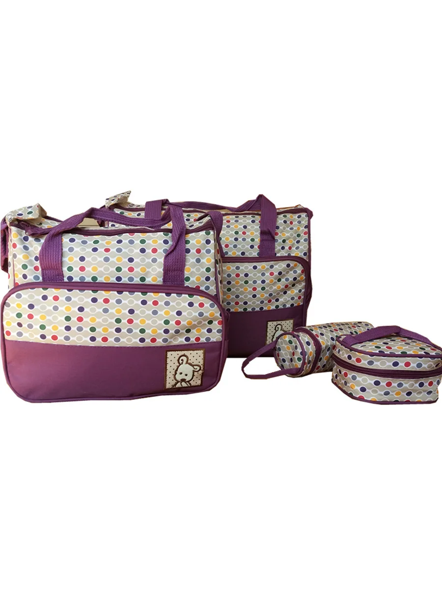 Bolsa de pañales para mamá, organizador de almacenamiento de pañales de gran capacidad, bolso de viaje de maternidad, bolso de hombro, bolsa de