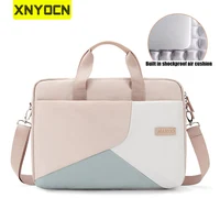 Xnyocn-funda para portátil de 15,6 pulgadas, maletín duradero con asa, funda protectora para ordenador portátil HP, Dell, Macbook, Ultrabook