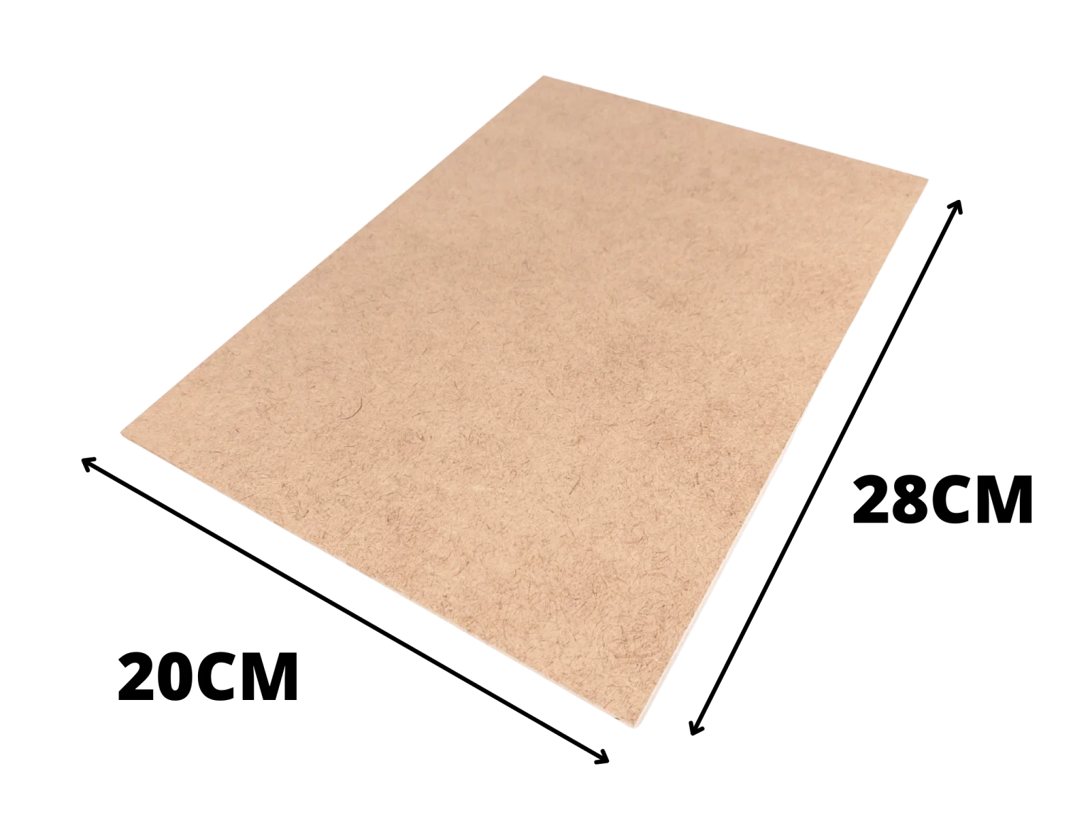 20 PCs MDF Plate 20x28cm Raw MDF Plate 3mm Decoration Frame Photo Art Frame Frame