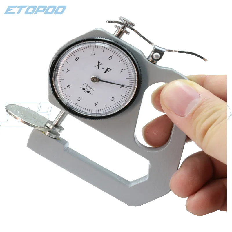 Imagem -03 - Esponja Digital Medidor de Espessura Medidor de Espessura de 127 mm Desktop Grande Cabeça de Medição Ferramenta de Medição 0.01 mm de Diâmetro