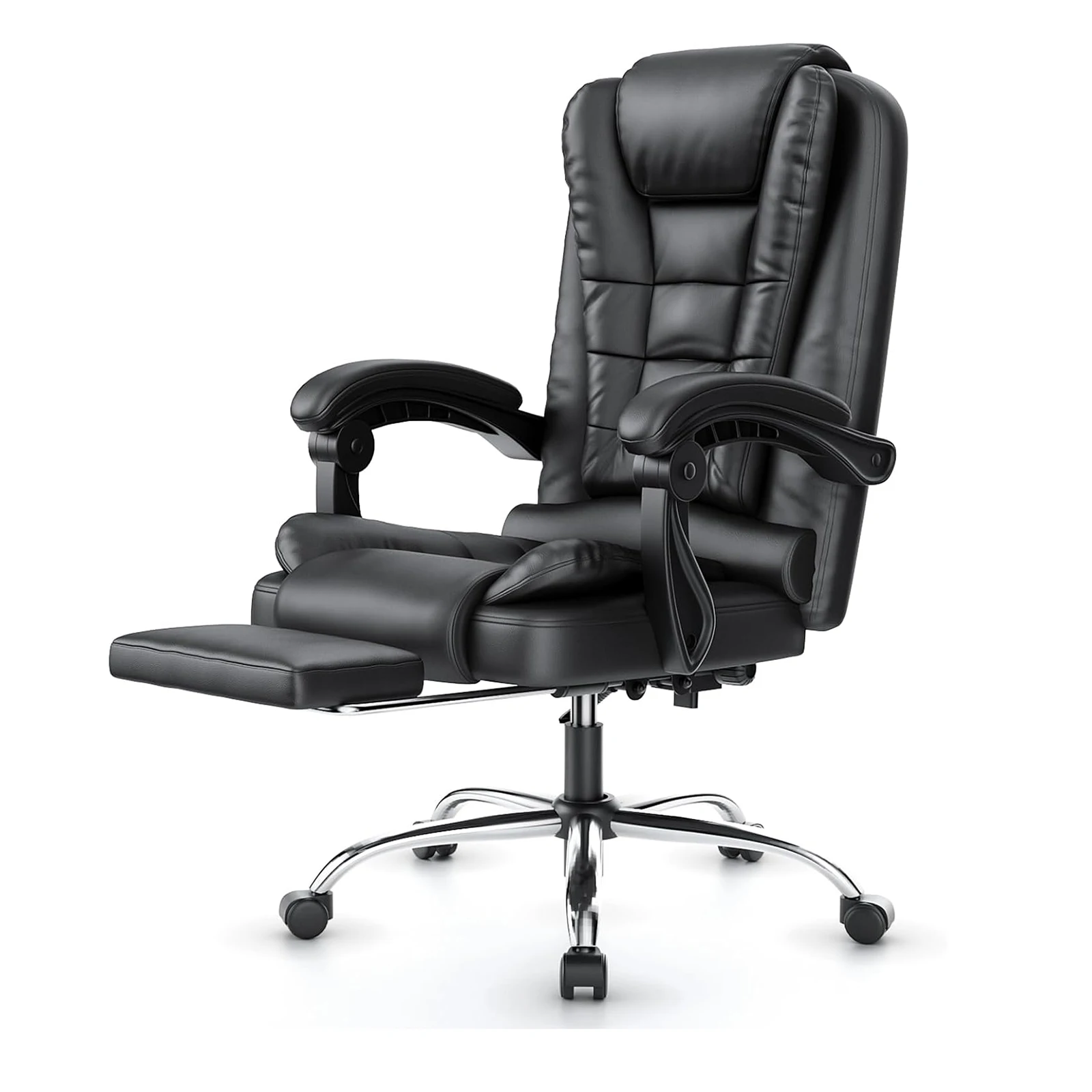 Executive Office Chair Footrest High Back Desk Chair Ergonomic Recliner Computer Chair Gaming Chair Duty for Home