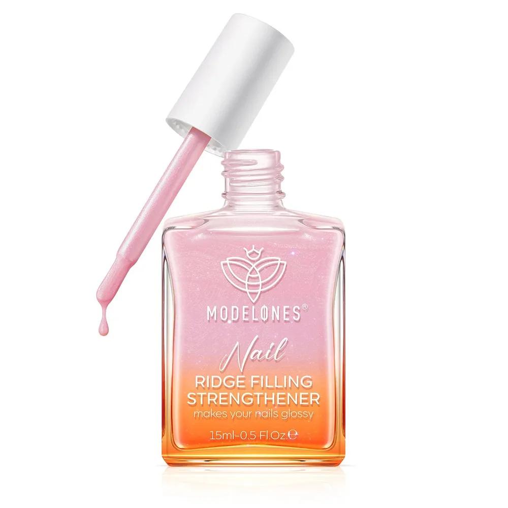 Modelones 2 em 1 Preenchimento e Fortalecedor Nail Ridge - Transparente