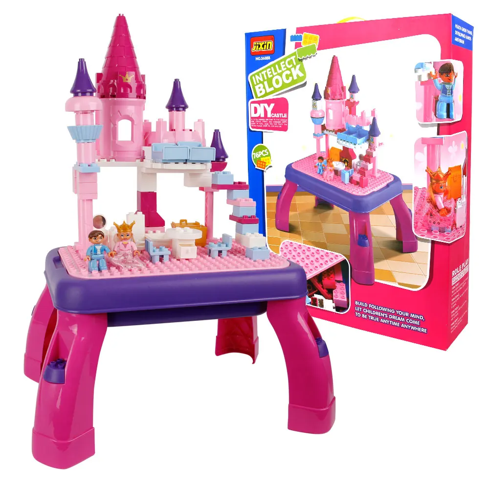 Princess Table Block Play/Princess's Castle desk