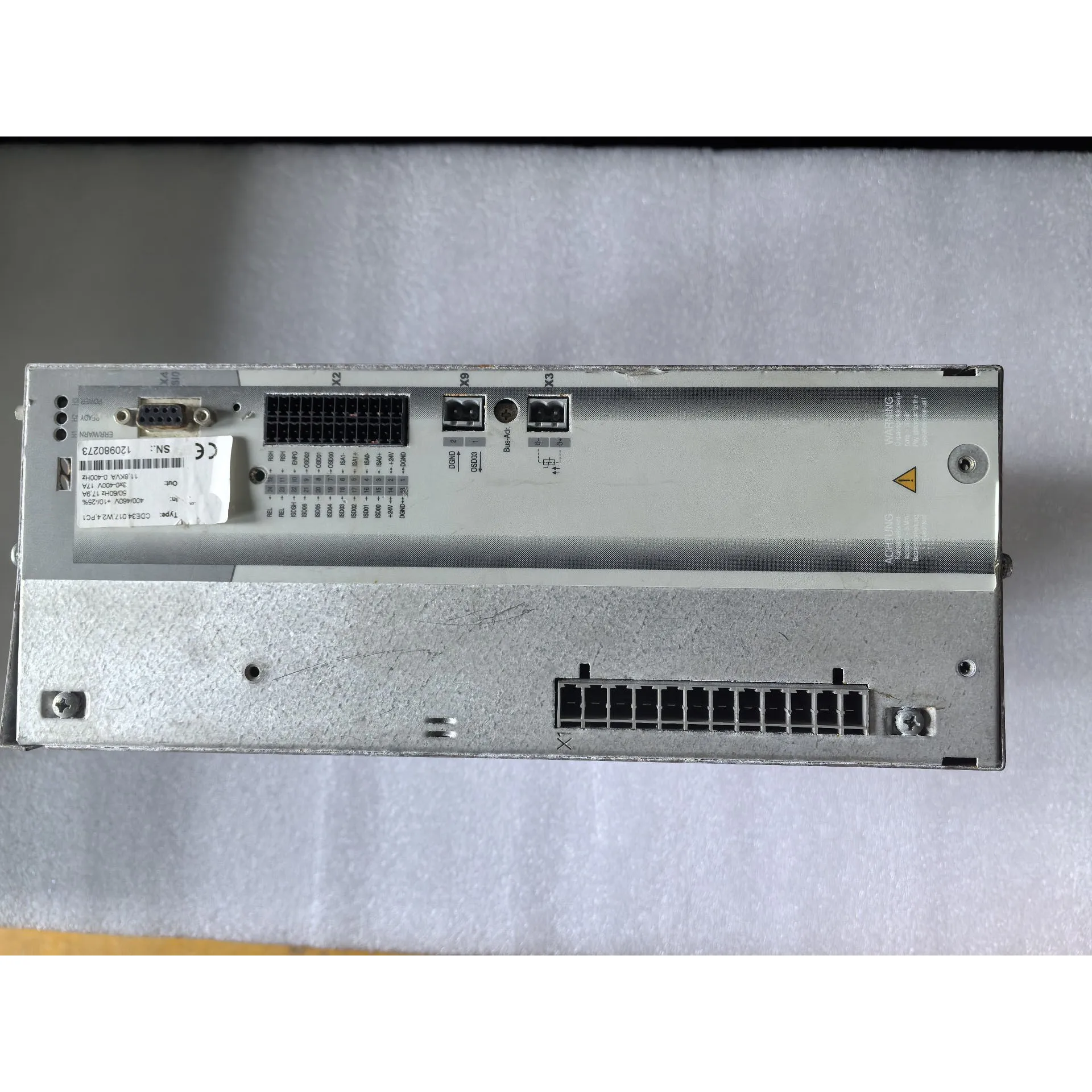 CDE34.017.W2.4.PC1 servo drive used in good condition