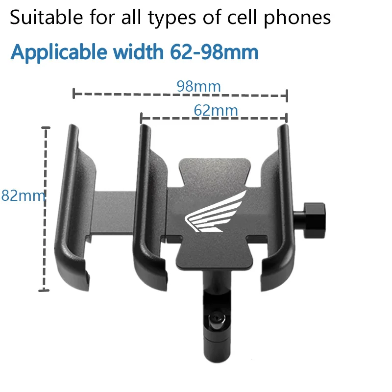 For Honda CBR 125R 954 600 F4i 650F 650R 1100XX 1000F CBR600RR 1000RR Motorcycle Handlebar Mobile Phone Holder GPS Stand Bracket