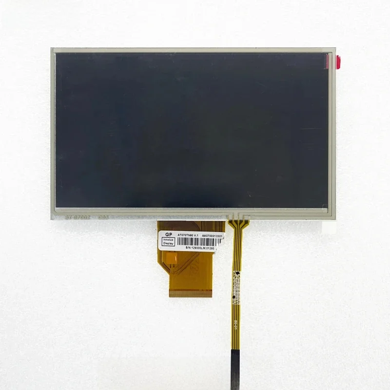 Nowy 7-calowy ekran LCD TTL 50Pin 7DD1+1 FPC 20000938-30, odpowiedni do modeli AT070TN90 i AT070TN92 V.X, rozdzielczość 800*480, numer 20000600-32. — zdjęcie produktu 7