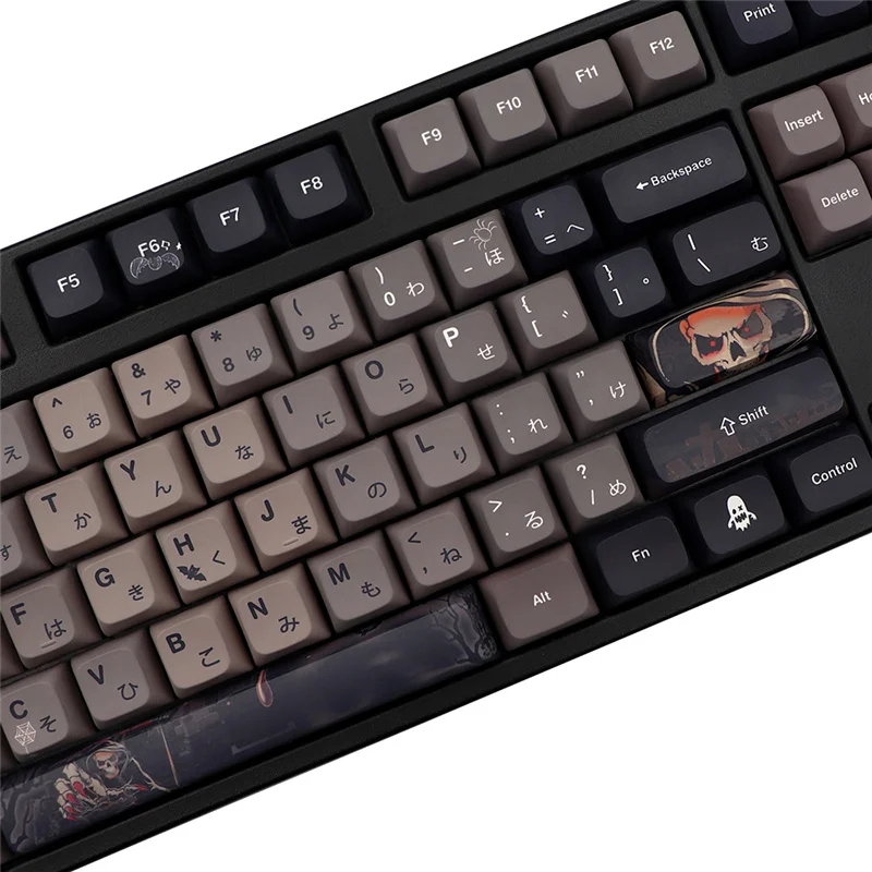 Imagem -05 - Xda Perfil jp Eua Halloween Keycaps Pbt Tintura Sublimação 137 Teclas Cereja mx Interruptor para Teclado Mecânico