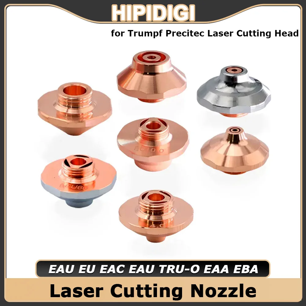 

Laser Nozzle EAC EAU ECU EU EAA Fiber Cutting Parts Single Double Layers for Trumpf Precietc Laser Head Metal Cutting Machine