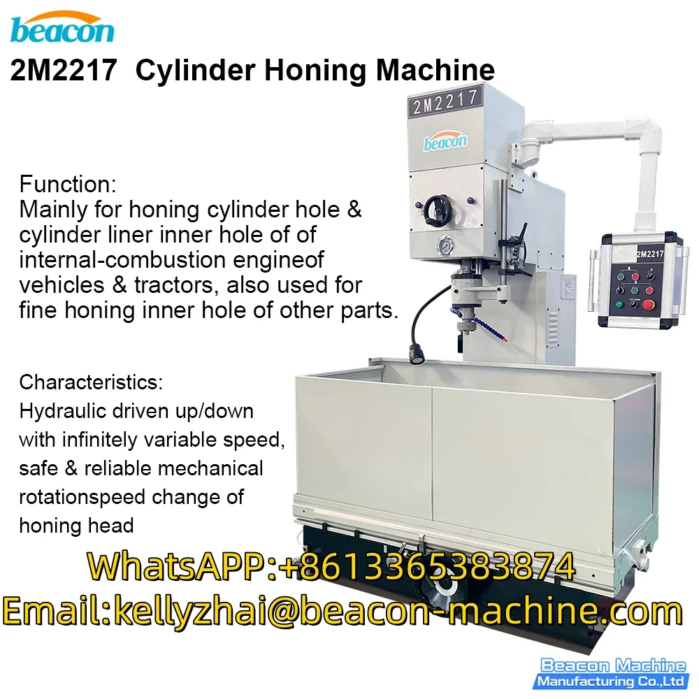 High Precision Vertical Engine Cylinder Liner Honing Machine 40-170mm  for Engine Block Rebuilding Auto Repair Workshop