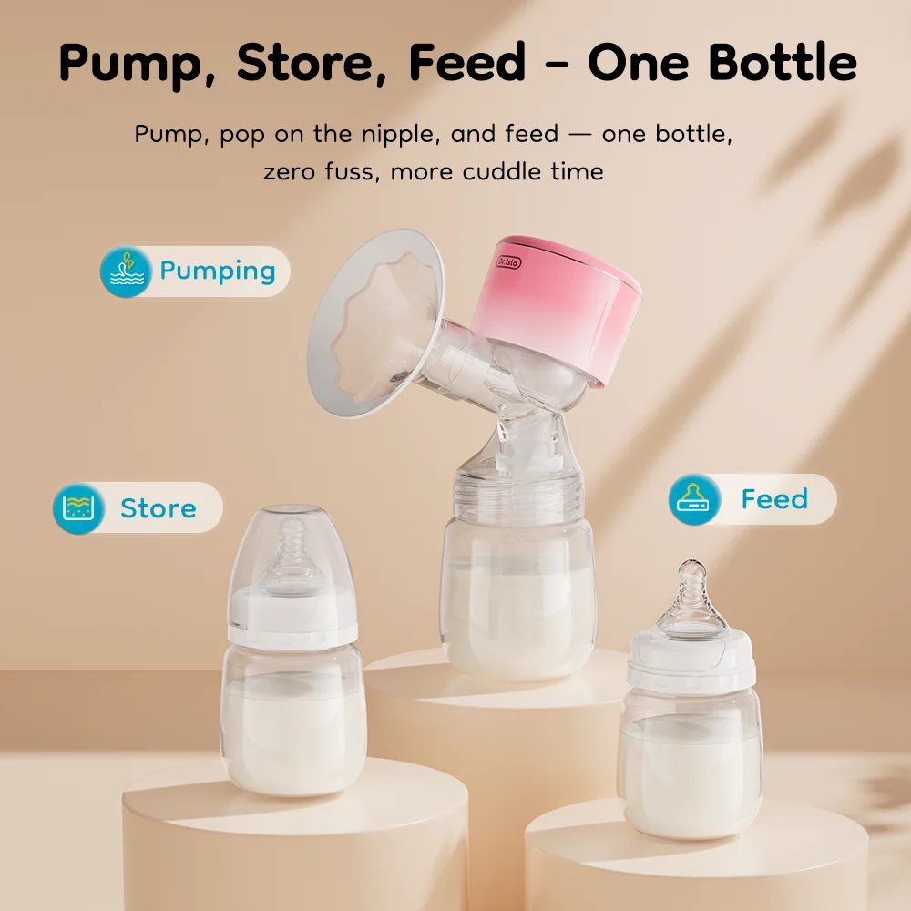 Dr.isla Portable Electric Breast Pump USB Rechargeable Silent Portable Milk Extractor Automatic Milker Comfort Breastfeeding