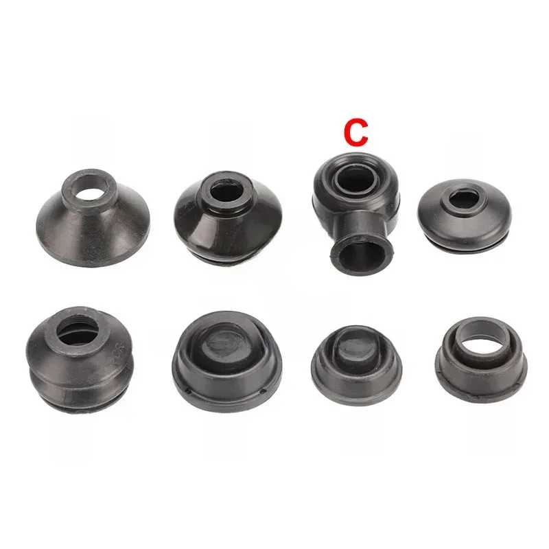 Joint à rotule universel, barres de direction, botte en caoutchouc, couvercle anti-poussière, remplacement, bras de commande, protecteur, suspension de voiture, accessoires de direction, 4 pièces