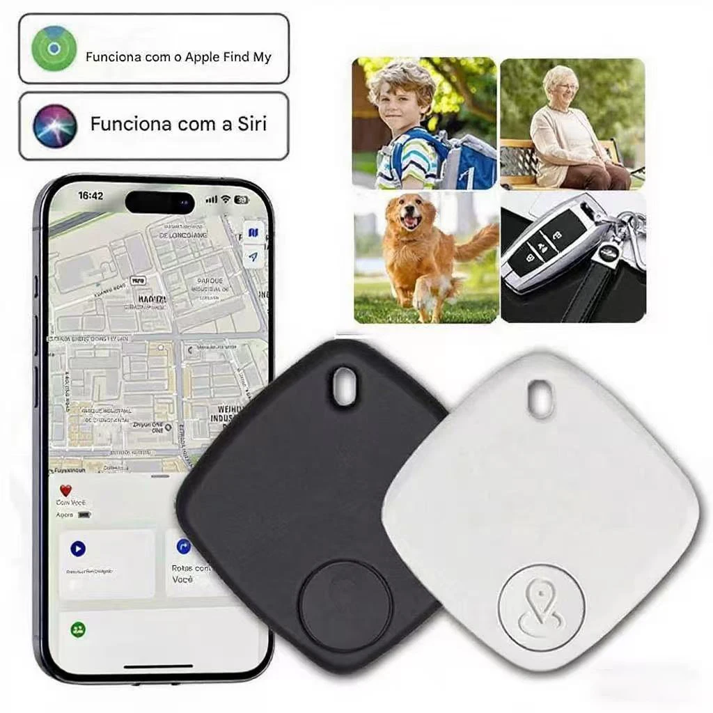 Rastreador AirTag Smart Localizador GPS (Mala Carro Moto Pet Criança) Sem Limite de Distância