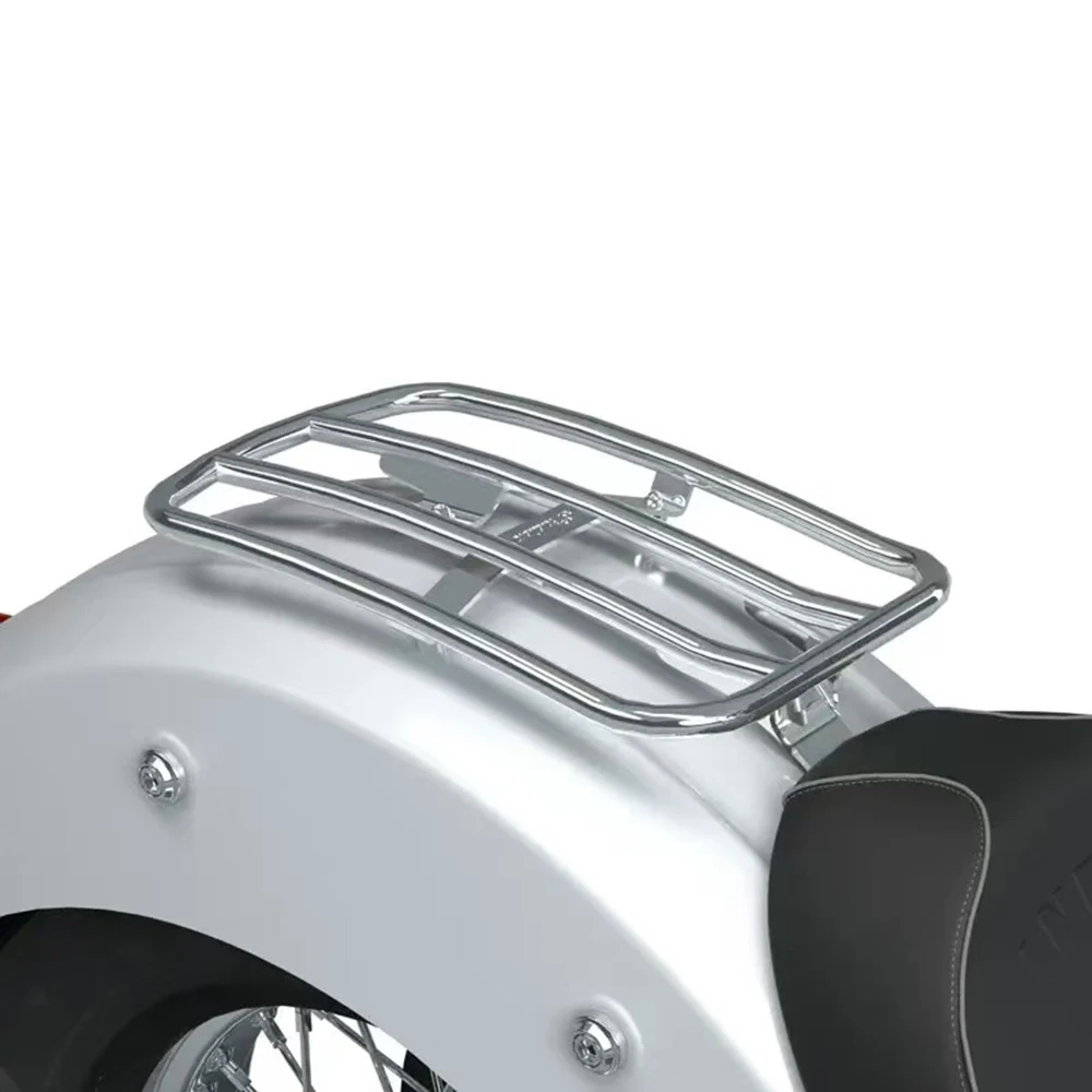 Portapacchi posteriore per moto Portapacchi per parafango per borse posteriori per Indian Scout Bobber 2025 Accessori per retrofit di aggiornamento