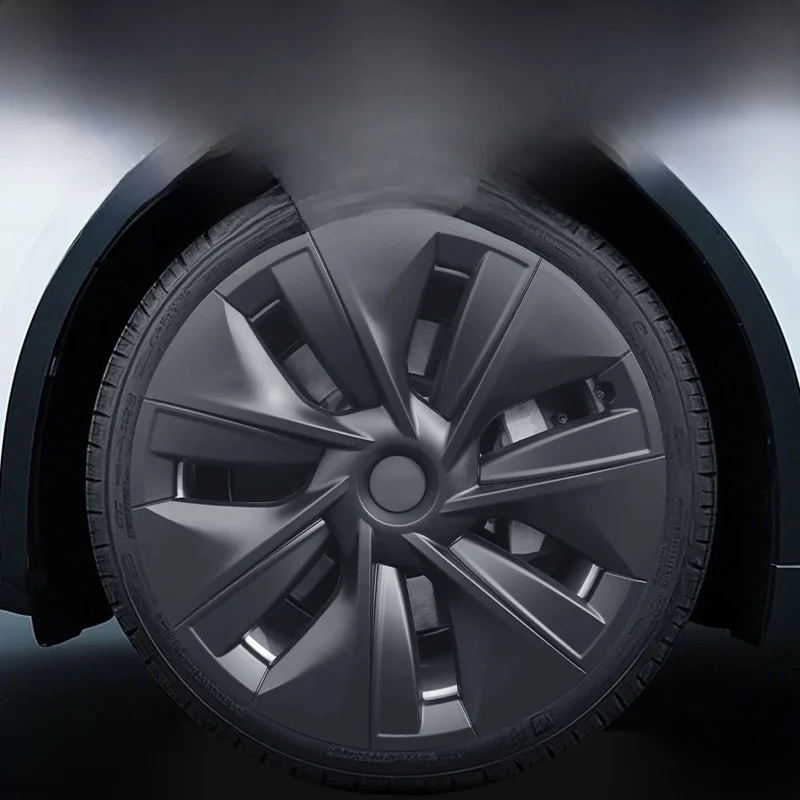 4 Stück Gemini Radabdeckungsdesign für TESLA Model Y Fahrzeugkappe, vollständige Abdeckung, Radkappen, 19 Zoll, dekoratives Automobilzubehör