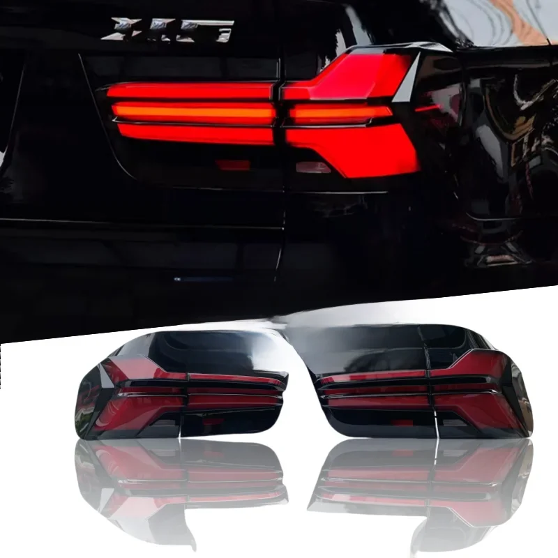 Dla BMW X5 E70 2007-2013 Zestawy Tylnych Lamp Ulepszone z Płynnie Przesuwającym się Kierunkowskazem, Tylna Lampa, Akcesorium do Samochodu — 2