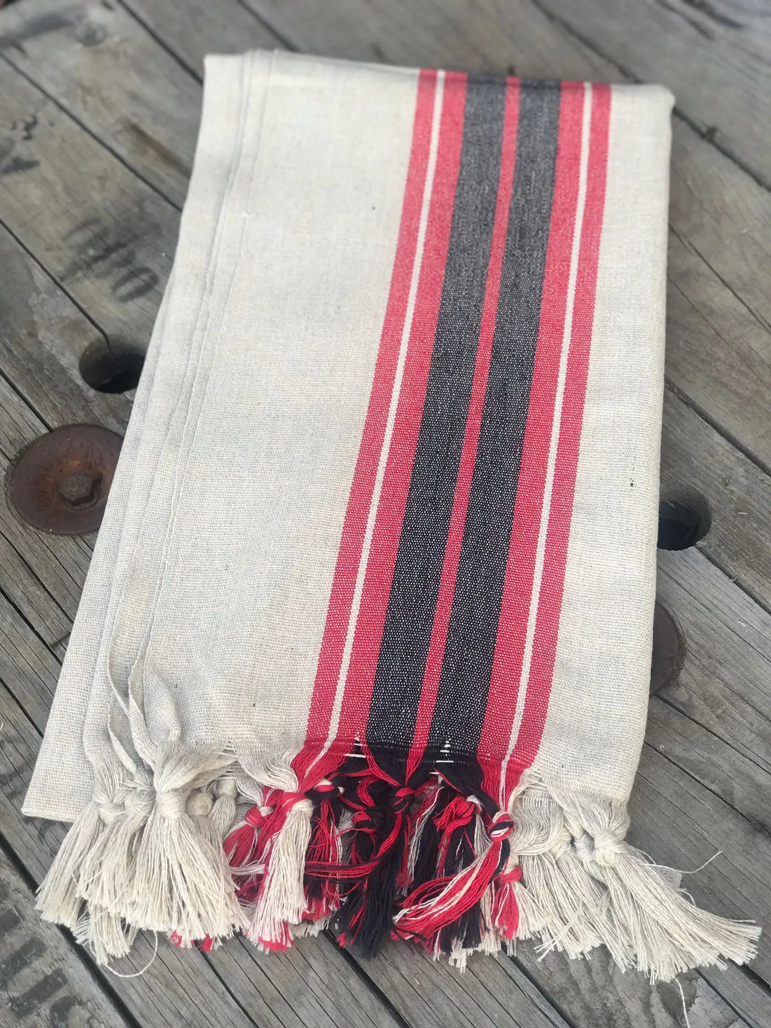 Turkish Cotton Peshtemal Towel-Artisan Woven Fouta Peshtemal Turkish Spa Bath Hammam Beach Towel